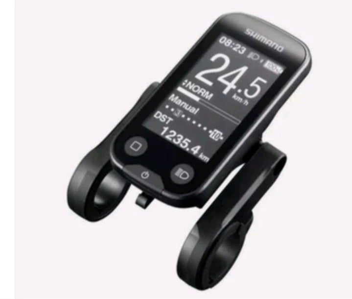 Original Shimano STEPS E6100 Drahtlos-Fahrradcomputer -(SC-E6100) mit Halterung